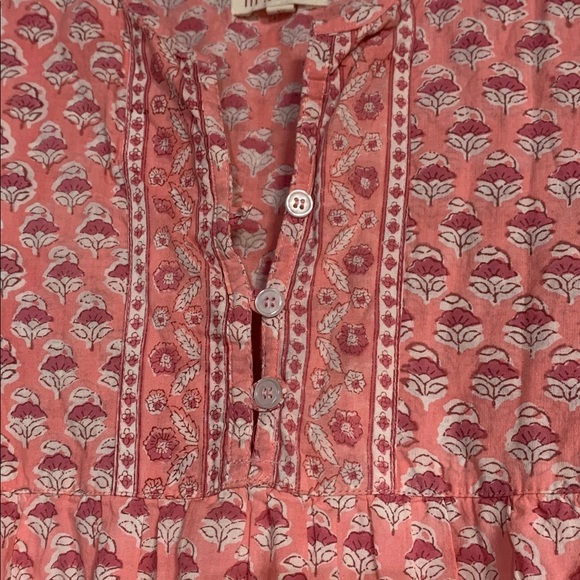 MAREA WOMENS TIKI DRESS COVERUP MINI PINK XS - Picture 6 of 7